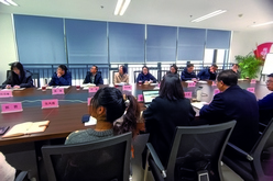 市委組織部副部長婁丹丹帶隊來新碼生物調研